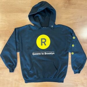 Vintage (00’s) queens-to-brooklyn hoodie by NYC-SubwayLine